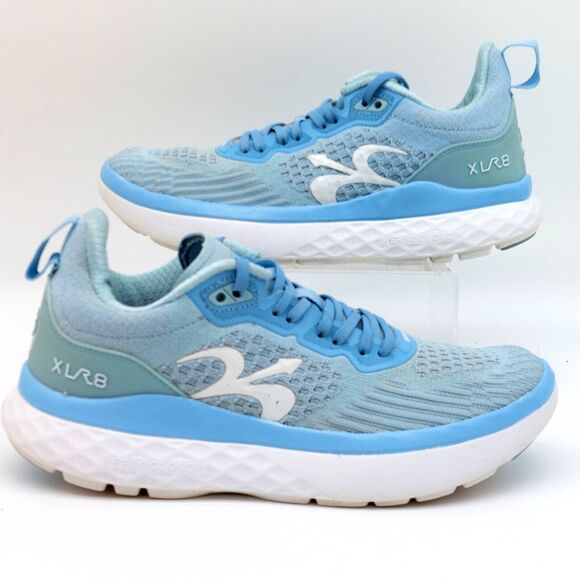 Gdefy Gravity Defyer XLR8 Blue Womens Sz 9.5 Athletic Walking Back Pain Relief - Picture 4 of 10